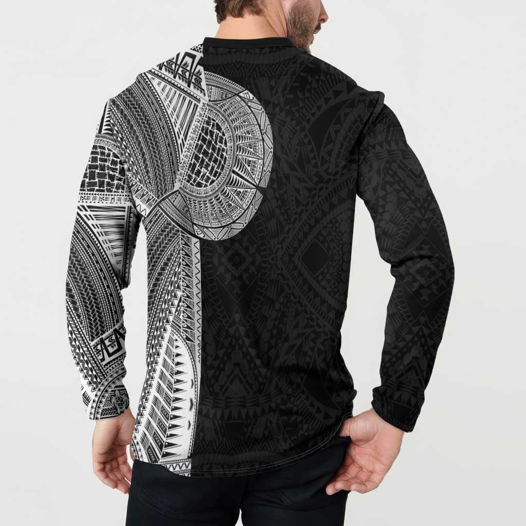 Samoan Tatau Button Sweatshirt Art Tribal Traditional Tattoos - Polynesian Pride