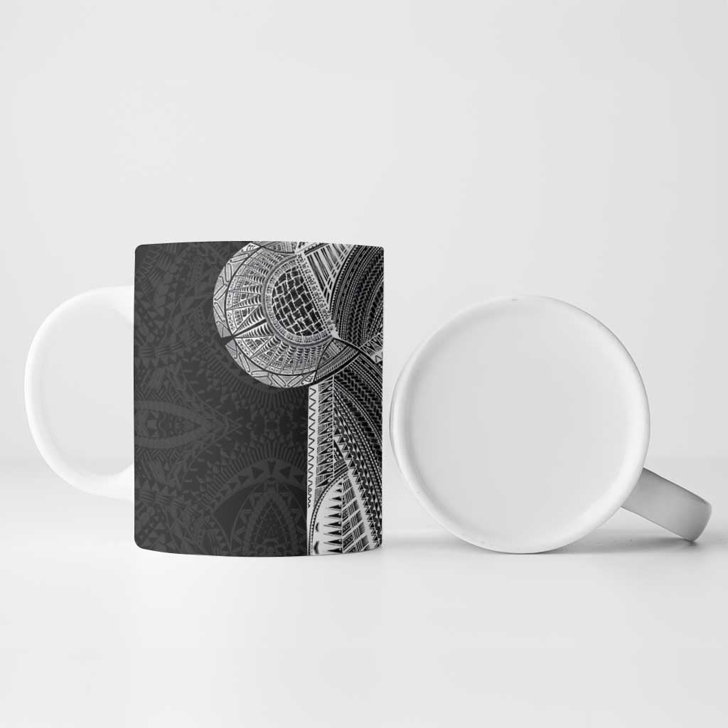 Samoan Tatau Ceramic Mug Art Tribal Traditional Tattoos - Polynesian Pride
