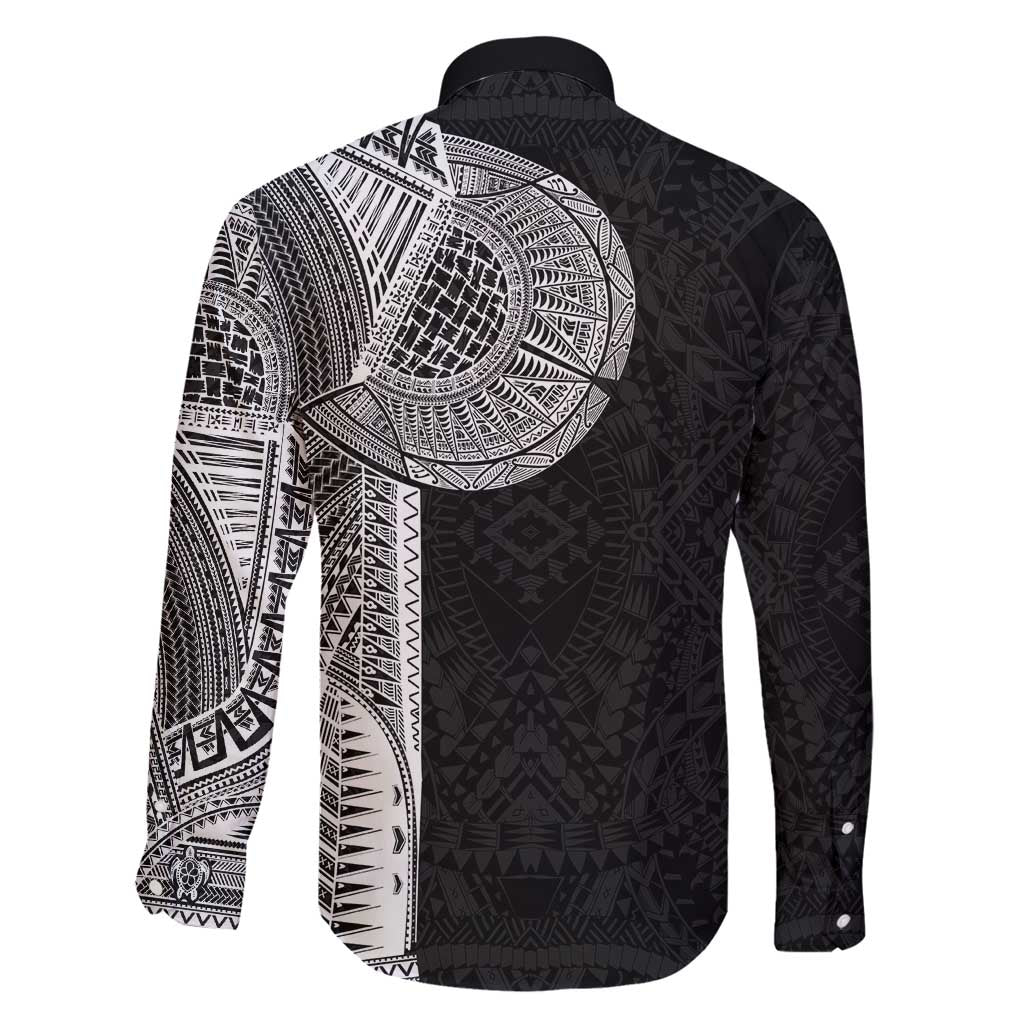 Samoan Tatau Family Matching Mermaid Dress and Hawaiian Shirt Art Tribal Traditional Tattoos - Polynesian Pride