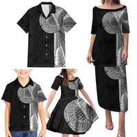 Samoan Tatau Family Matching Puletasi and Hawaiian Shirt Art Tribal Traditional Tattoos LT03 - Polynesian Pride