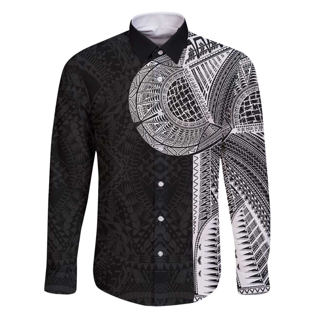 Samoan Tatau Family Matching Short Sleeve Bodycon Dress and Hawaiian Shirt Art Tribal Traditional Tattoos - Polynesian Pride