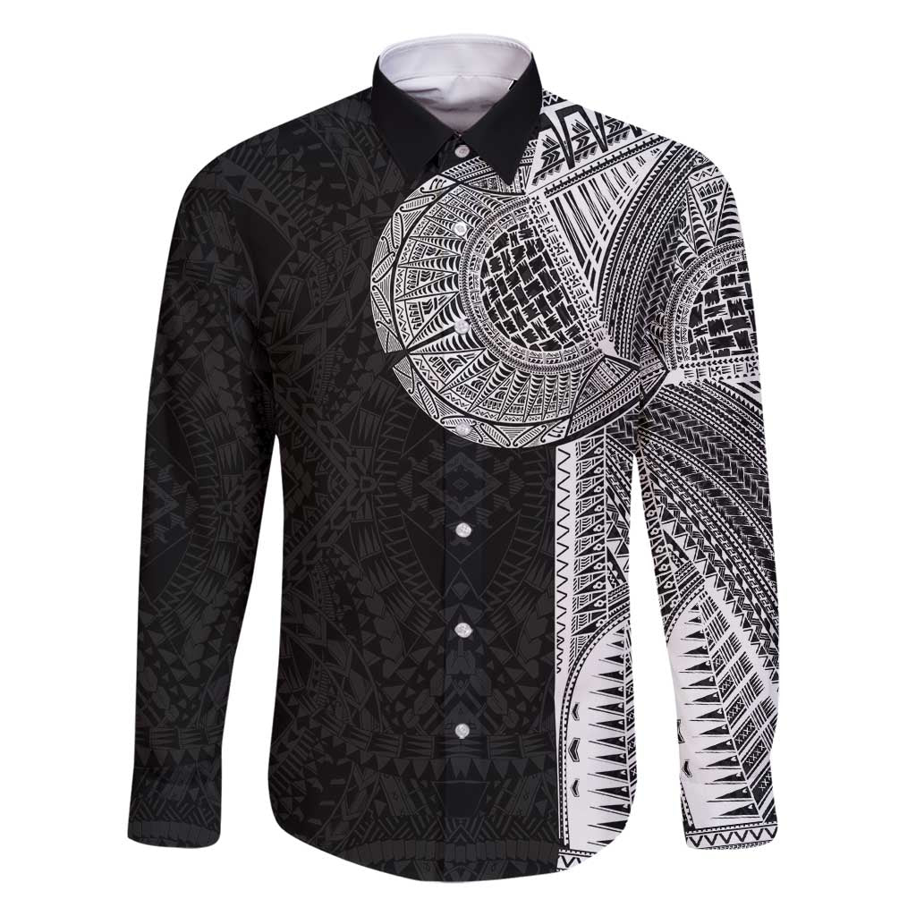 Samoan Tatau Family Matching Tank Maxi Dress and Hawaiian Shirt Art Tribal Traditional Tattoos - Polynesian Pride