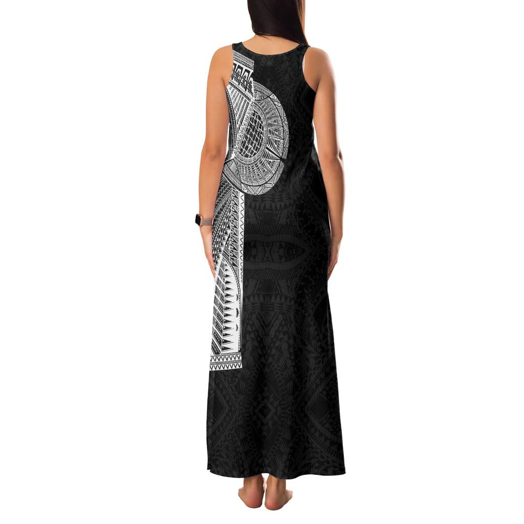 Samoan Tatau Family Matching Tank Maxi Dress and Hawaiian Shirt Art Tribal Traditional Tattoos - Polynesian Pride