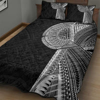 Samoan Tatau Quilt Bed Set Art Tribal Traditional Tattoos - Polynesian Pride