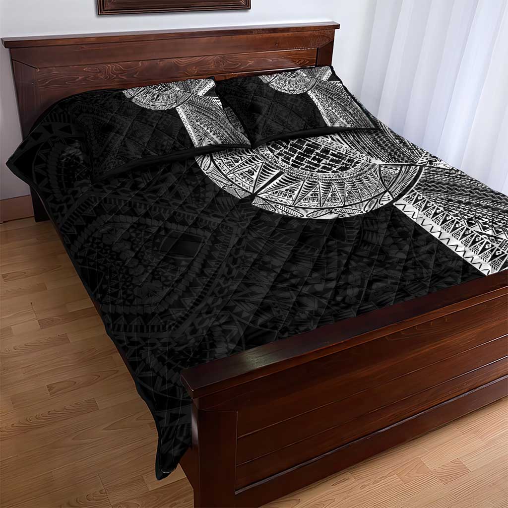 Samoan Tatau Quilt Bed Set Art Tribal Traditional Tattoos - Polynesian Pride