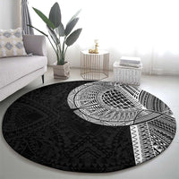 Samoan Tatau Round Carpet Art Tribal Traditional Tattoos - Polynesian Pride