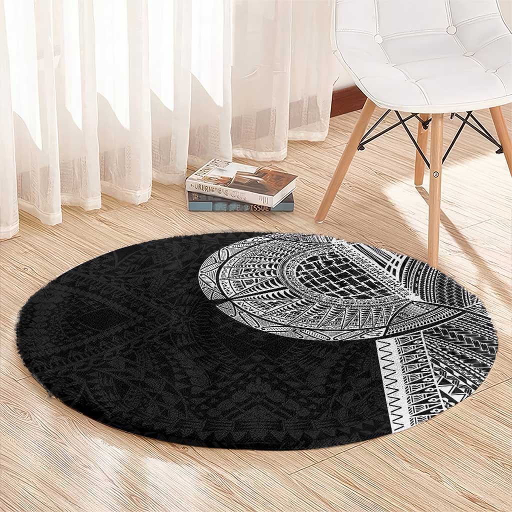 Samoan Tatau Round Carpet Art Tribal Traditional Tattoos - Polynesian Pride