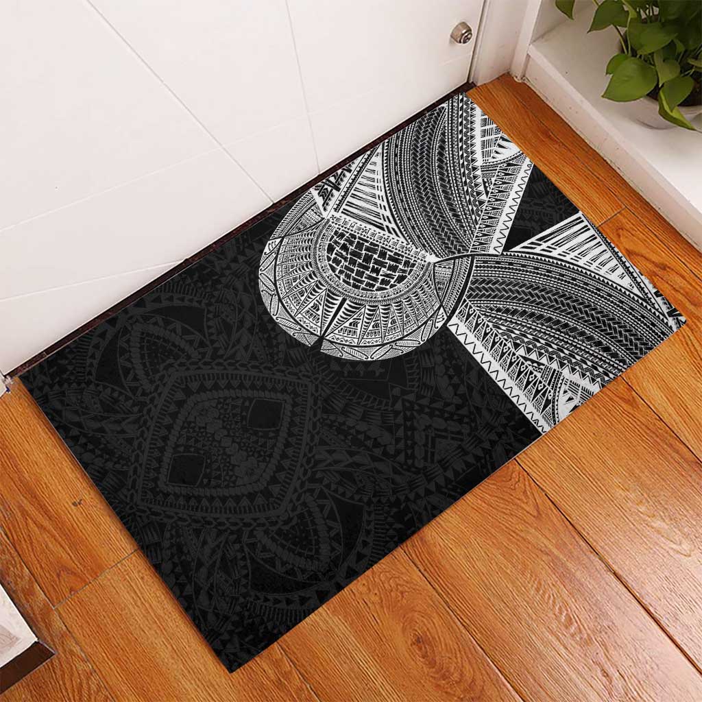 Samoan Tatau Rubber Doormat Art Tribal Traditional Tattoos - Polynesian Pride