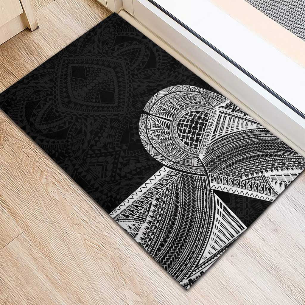 Samoan Tatau Rubber Doormat Art Tribal Traditional Tattoos - Polynesian Pride