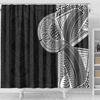Samoan Tatau Shower Curtain Art Tribal Traditional Tattoos - Polynesian Pride