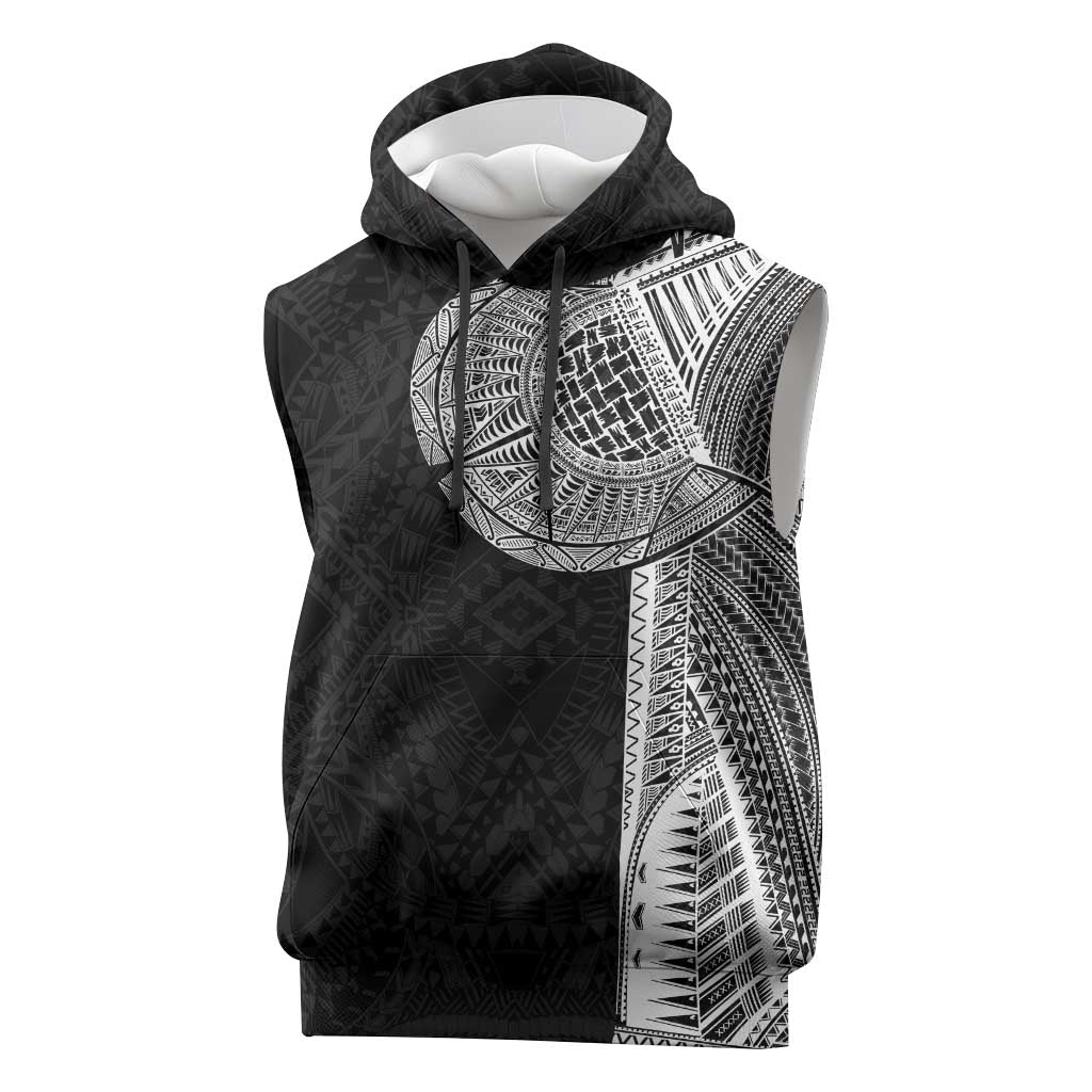 Samoan Tatau Sleeveless Hoodie Art Tribal Traditional Tattoos - Polynesian Pride