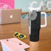 Samoan Tatau Tumbler With Handle Art Tribal Traditional Tattoos - Polynesian Pride