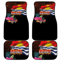 Kiribati Flag and Fireworks Car Mats First Place Welcome the New Year - Polynesian Pride