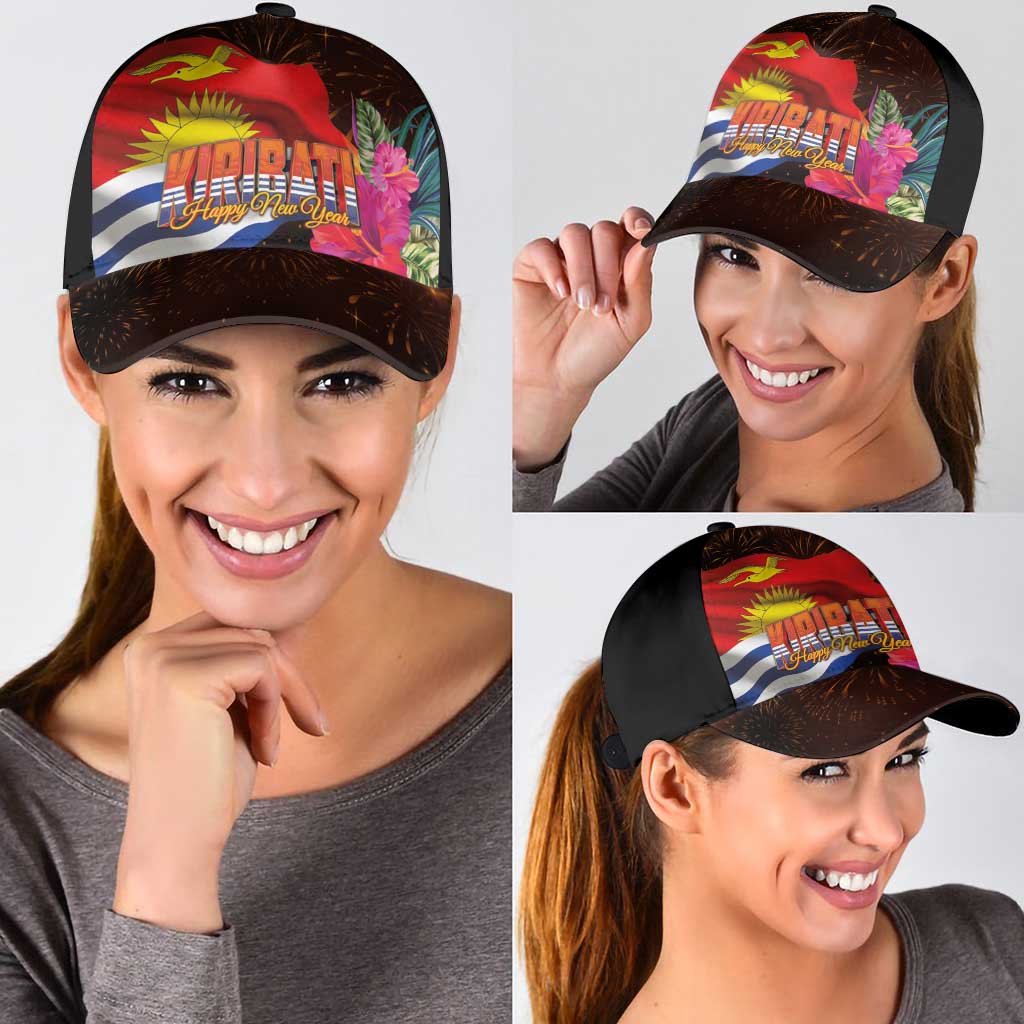 Kiribati Flag and Fireworks Classic Cap First Place Welcome the New Year - Polynesian Pride