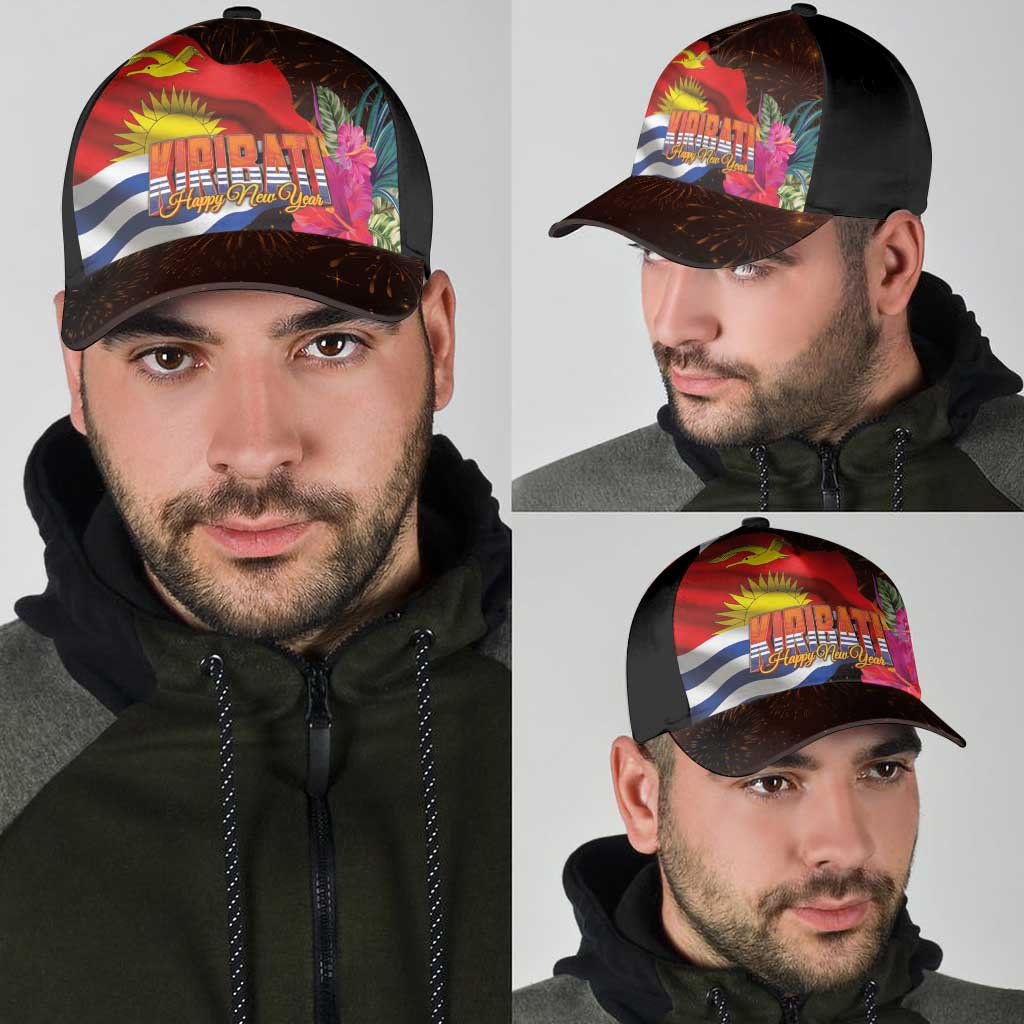 Kiribati Flag and Fireworks Classic Cap First Place Welcome the New Year - Polynesian Pride