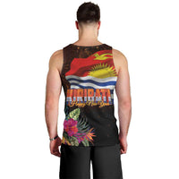 Kiribati Flag and Fireworks Men Tank Top First Place Welcome the New Year - Polynesian Pride