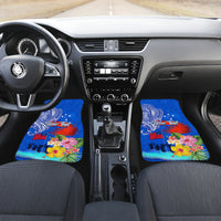 Personalised Samoa 62nd Anniversary Independence Day Car Mats Samoan Tribal Flag Style LT03 - Polynesian Pride