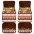 Pasifika Festival Auckland Car Mats Polynesian Tribal with Pacific Pattern Brown Color