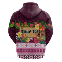 Pasifika Festival Auckland Hoodie Polynesian Tribal with Pacific Pattern Pink Color LT03 - Polynesian Pride