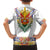 Haiti Flag Traditional Dashiki Family Matching Off The Shoulder Long Sleeve Dress and Hawaiian Shirt White Color - Polynesian Pride
