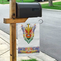 Haiti Flag Traditional Dashiki Garden Flag White Color - Polynesian Pride