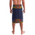 Haiti Flag Traditional Dashiki Lavalava Black Color - Polynesian Pride