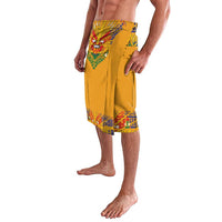 Haiti Flag Traditional Dashiki Lavalava Yellow Color - Polynesian Pride