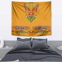 Haiti Flag Traditional Dashiki Tapestry Yellow Color - Polynesian Pride