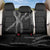 Hawaii Maile Lei Back Car Seat Cover Aloha Grayscale Color