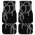 Hawaii Maile Lei Car Mats Aloha Grayscale Color