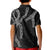 Hawaii Maile Lei Kid Polo Shirt Aloha Grayscale Color