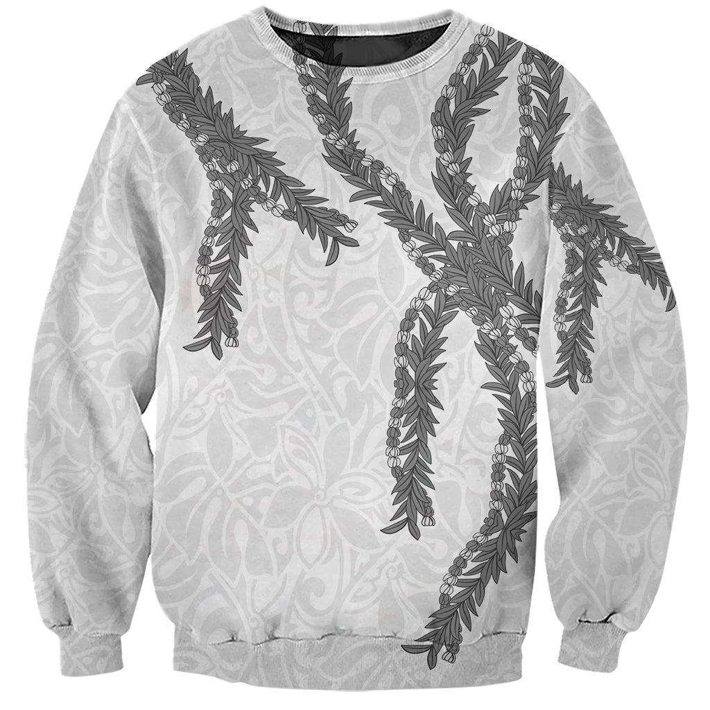 Hawaii Maile Lei Sweatshirt Aloha The Grey Color