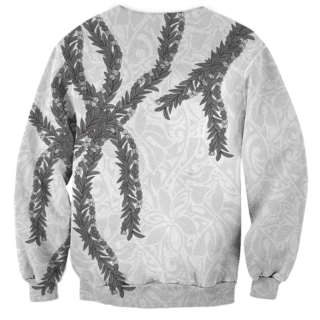 Hawaii Maile Lei Sweatshirt Aloha The Grey Color