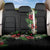 Hawaii Tropical Flowers and Leaves Back Car Seat Cover Tapa Pattern Colorful Mode