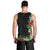 Hawaii Tropical Flowers and Leaves Men Tank Top Tapa Pattern Colorful Mode