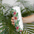 Hawaii Tropical Flowers and Leaves Skinny Tumbler Tapa Pattern White Mode