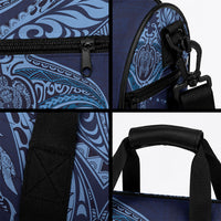 Hawaiian Manta Ray and Polynesian Tribal Tattoo Duffle Bag