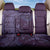 Hawaiian Manta Ray and Polynesian Tribal Tattoo Back Car Seat Cover Purple Color LT03