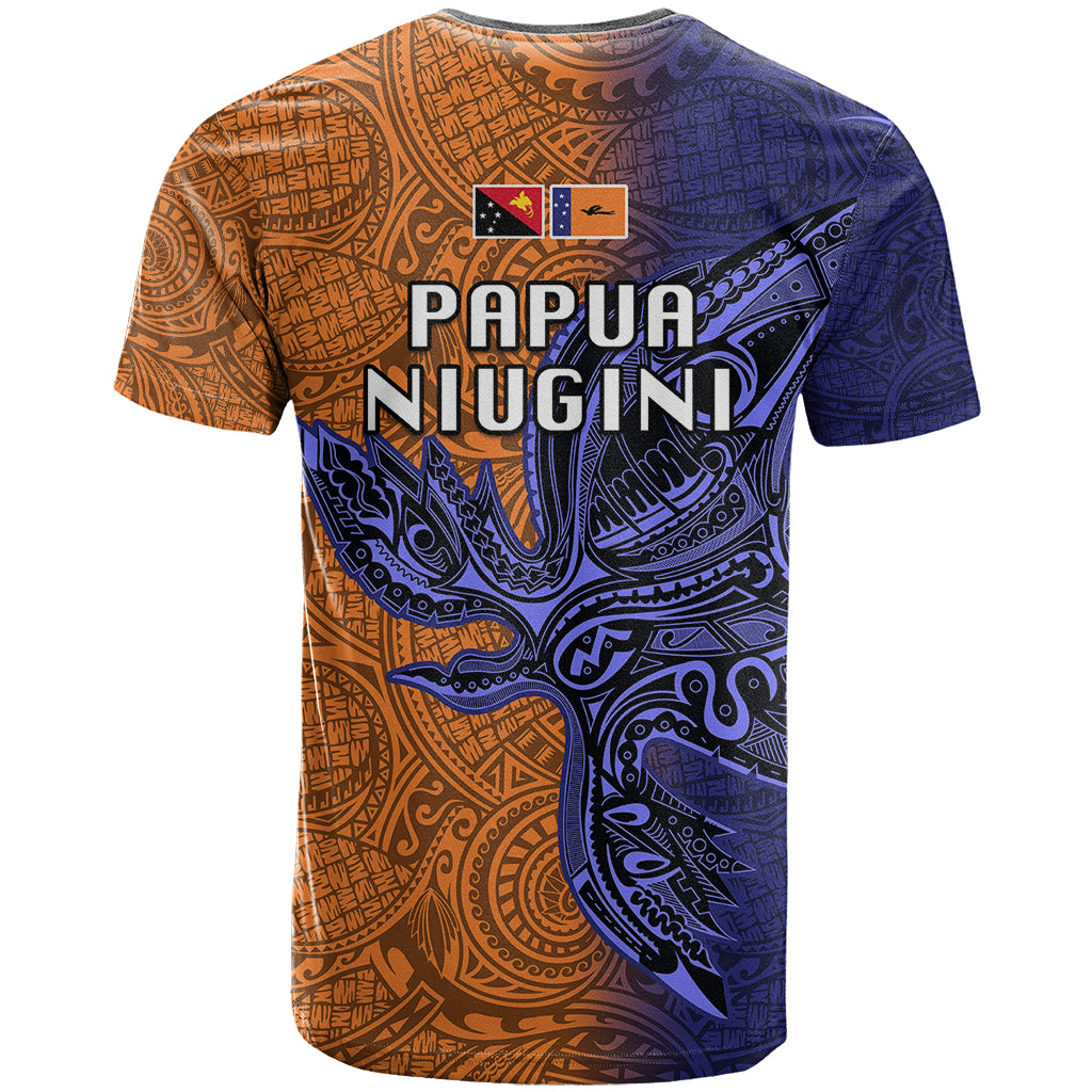 Papua New Guinea New Ireland Province T Shirt PNG Birds Of Paradise Polynesian Arty Style LT03 - Polynesian Pride