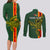 Custom Papua New Guinea Oro Province Couples Matching Long Sleeve Bodycon Dress and Long Sleeve Button Shirts PNG Birds Of Paradise Polynesian Arty Style LT03 - Polynesian Pride