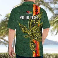 Custom Papua New Guinea Oro Province Hawaiian Shirt PNG Birds Of Paradise Polynesian Arty Style LT03 - Polynesian Pride