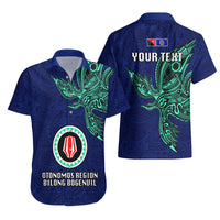 Custom Papua New Guinea Bougainville Hawaiian Shirt PNG Birds Of Paradise Polynesian Arty Style LT03 - Polynesian Pride