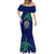 Custom Papua New Guinea Bougainville Mermaid Dress PNG Birds Of Paradise Polynesian Arty Style LT03 - Polynesian Pride