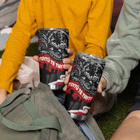 Aotearoa Toitu Te Tiriti Tumbler Cup Honoring Te Tiriti o Waitangi - Maori Haka LT03 - Polynesian Pride