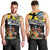 New Zealand Wellington Men Tank Top The Capital's Emblems Flag and Koru Art