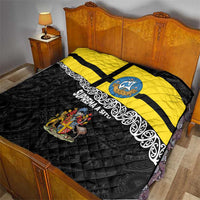 New Zealand Wellington Quilt The Capital's Emblems Flag and Koru Art