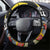 New Zealand Wellington Steering Wheel Cover The Capital's Emblems Flag and Koru Art