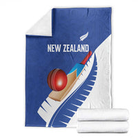 New Zealand Cricket Blanket Kiwi Birds Haka Dance Blue Fern Sporty Style