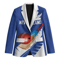 Custom New Zealand Cricket Blazer Kiwi Birds Haka Dance Blue Fern Sporty Style