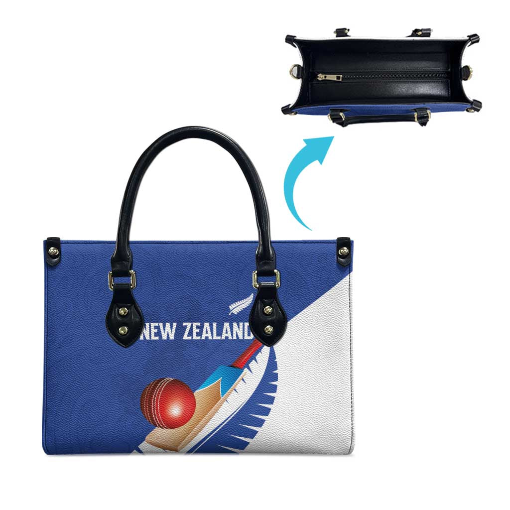 New Zealand Cricket Leather Bag Kiwi Birds Haka Dance Blue Fern Sporty Style LT03 - Polynesian Pride